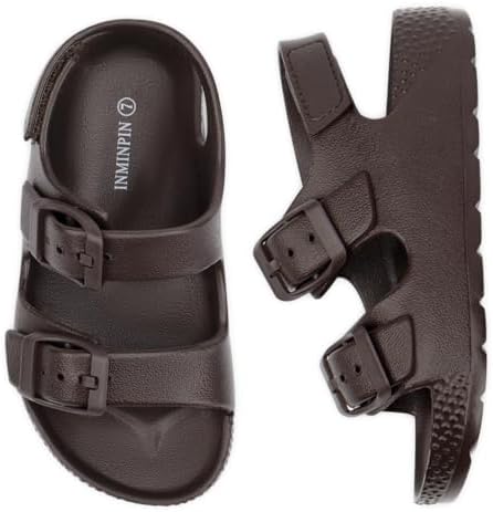 ChayChax Toddler Boys Girls Double Buckle Sandals Children's Adjustable Back Strap Water Sandal