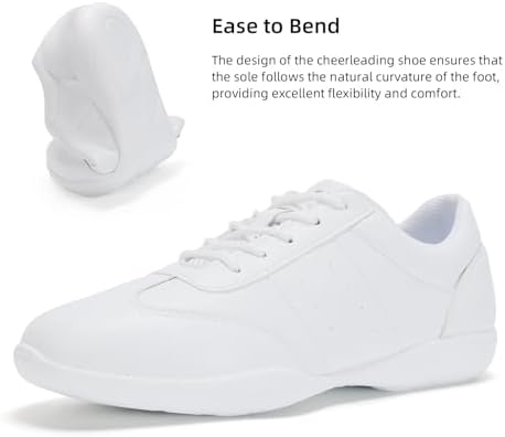 Cheer Shoes Cheerleading Shoes Lightweight Comfortable Dance Athletic Training Tennis Competition Cheerleader Sneakers