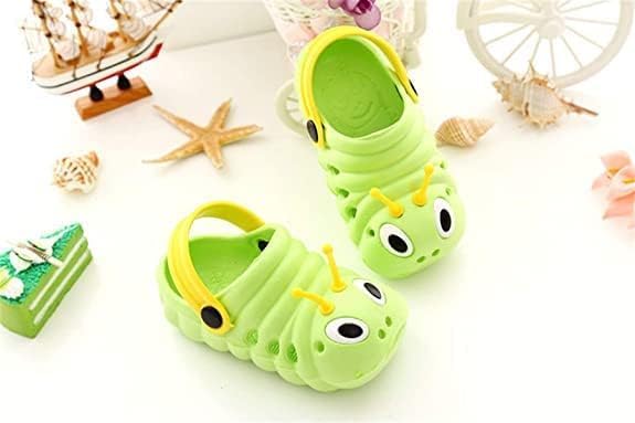 Clogs For Kids & Toddlers Cute Caterpillar Clogs Outdoor Poolside Summer Slippers Fun Colors Sizes 4-11 Kids