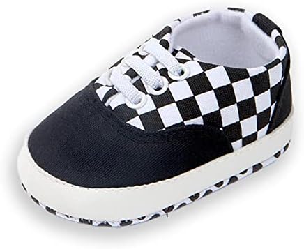 Clowora Unsex Baby Boys Girls Canvas First Walkers Shoes Infant Non Slip Soft Sole Toddler Flat Lazy Loafers Sneaker