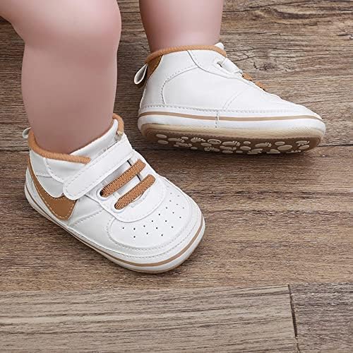 Clowora Unsex Baby Shoes Boys Girls Infant Sneakers Non-Slip Soft Rubber Sole Toddler Crib First Walker Lightweight Shoes