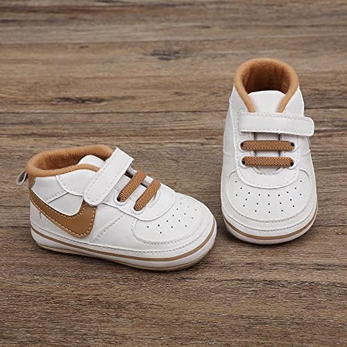 Clowora Unsex Baby Shoes Boys Girls Infant Sneakers Non-Slip Soft Rubber Sole Toddler Crib First Walker Lightweight Shoes