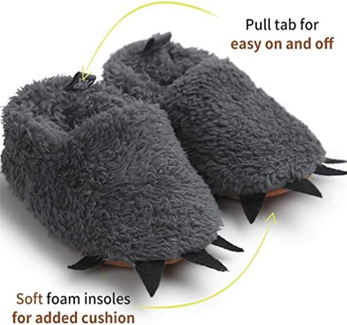 CoKate Baby Boys Girls Soft Plush Slippers Animal Boots Toddler Infant Crib Shoes Winter House Shoes
