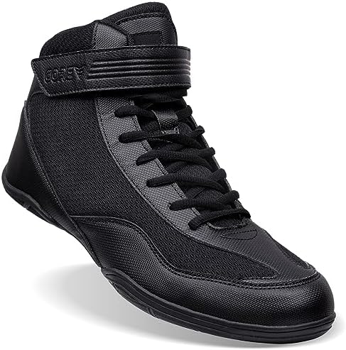 CORE Wrestling Shoes – High Traction Wrestling Shoes for Men Women Youth & Kids - Durable Shoes for Wrestling Boxing Weightlifting & Bodybuilding – Combat Sports Footwear Lightweight Gym Shoes