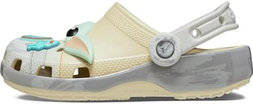 Crocs Boy's Classic Star Wars Clogs (Little Big Kid) Grogu K Bone