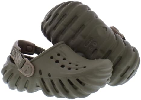 Crocs Echo Infant/Toddler Shoes Size 4 Color: Brown/Khaki-Brown