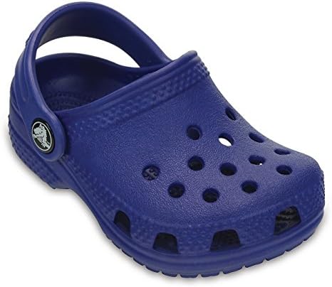 Crocs Unisex-Baby Classic Littles Clogs Baby Shoes Cerulean Blue 2-3 Infant
