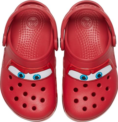 Crocs Unisex-Child Crocband Cars Lightning McQueen Clogs Light Up Shoes