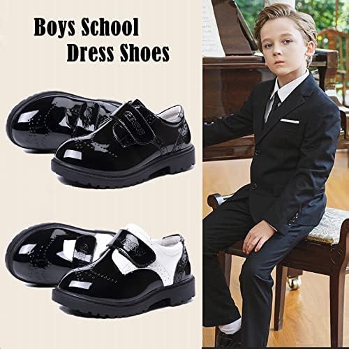 DADAWEN Boy's Girl's Classic School Uniform Comfort Oxford Dress Shoes Loafer Flats (Toddler/Little Kid/Big Kid)