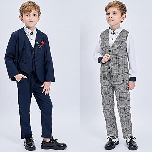 DADAWEN Children's Boy's Girl's Lace-Up School Uniform Shoes Comfort Oxford Dress Shoes (Toddler/Little Kid/Big Kid)