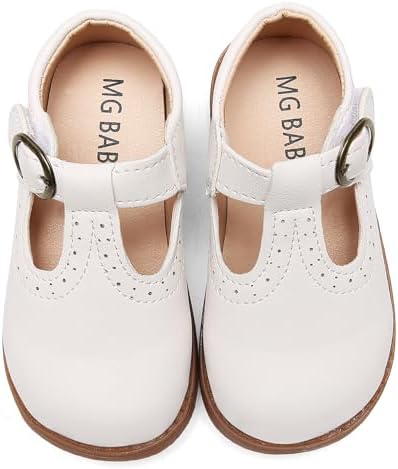 DADAWEN Girl's Classic Mary Jane School Uniform Shoes Flat Dress Shoes