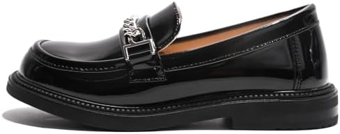 DADAWEN Girl's Loafers Slip On Round Toe Oxford Shoes Flats Church School Uniform Dress Shoes For Girls (Toddler/Little Kid/Big Kid)