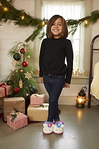 Dearfoams Unisex-Child Kids Toddlers Whimsical Animal Critter Washable Slipper