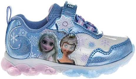 Disney Girls Frozen Light Up Laceless Running Shoes (Toddler/Little Girl)