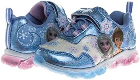 Disney Girls Frozen Light Up Laceless Running Shoes (Toddler/Little Girl)
