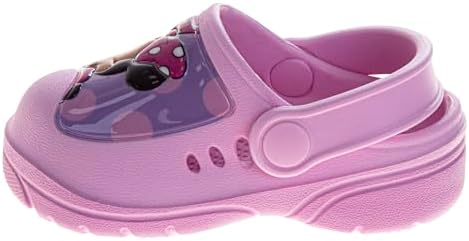 Disney Mickey Mouse And Minnie Mouse Clog Sandals Closed Toe Backstrap Baby Boy And Girl Slip On Slides Quick Dry Water Pool Shoes (Sizes: 2-4 Infant / 5 Toddler)