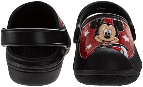 Disney Mickey Mouse And Minnie Mouse Clog Sandals Closed Toe Backstrap Baby Boy And Girl Slip On Slides Quick Dry Water Pool Shoes (Sizes: 2-4 Infant / 5 Toddler)