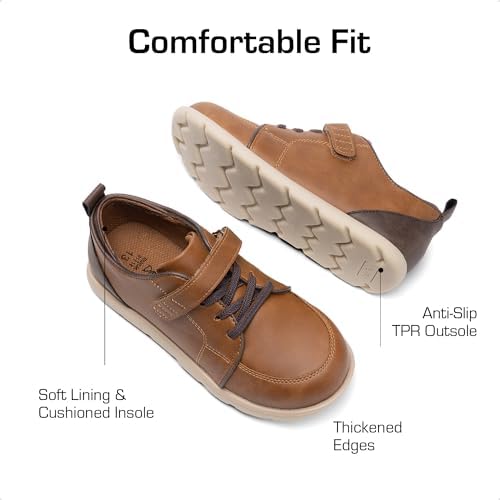 DREAM PAIRS Boys Dress Shoes Sneaker Casual Oxfords Formal School Uniform Shoes For Toddler Little Kid