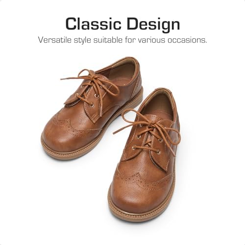 DREAM PAIRS Boys Girls Dress Shoes Kids School Uniform Formal Casual Oxfords For Toddler Little Kid