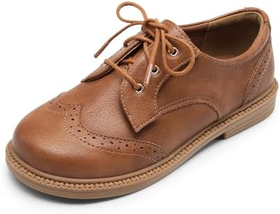 DREAM PAIRS Boys Girls Dress Shoes Kids School Uniform Formal Casual Oxfords for Toddler Little Kid