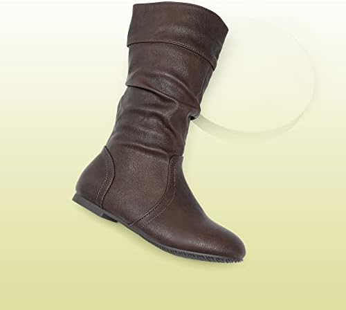 DREAM PAIRS Girl's Faux Fur Lined Knee High Winter Riding Boots(Toddler/Little Kid/Big Kid)