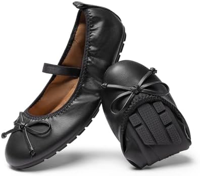 DREAM PAIRS Girls Ballet Flats Dress Shoes Mary Janes Ballerina Shoes