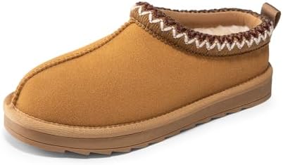 DREAM PAIRS Girls Boys Slippers Kids House Fuzzy Indoor Outdoor FuzzyEasy Kid's Slip-on Slipper for Little Kid Big Kid