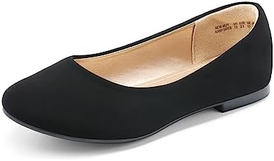 DREAM PAIRS Girls Dress Shoes Slip on Ballerina Flats for Wedding/Party