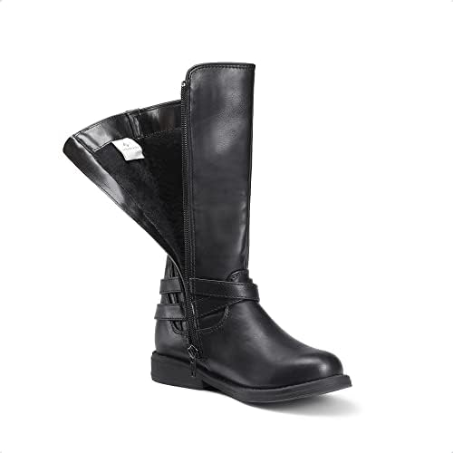 DREAM PAIRS Girls Knee High Fashion Riding Boots For Toddler/Little Kid/Big Kid