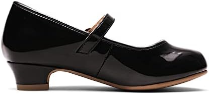 DREAM PAIRS Girls Mary Jane Low Heel Princess Flower Wedding Party Pump Dress Shoes