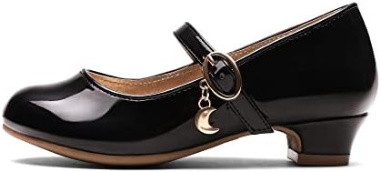 DREAM PAIRS Girls Mary Jane Low Heel Princess Flower Wedding Party Pump Dress Shoes