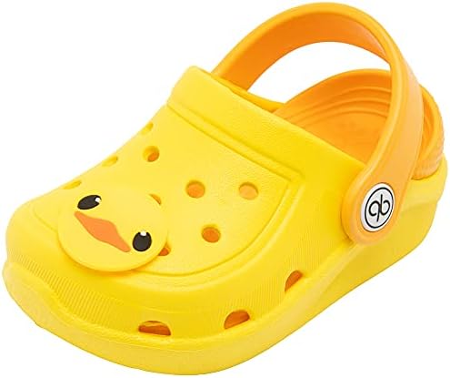 dripdrop Girls Comfort Clogs Kids Slip On Garden Shoes Boys Lightweight Beach Pool Slide Sandals Shower Slipper (Toddler/Little Kids)