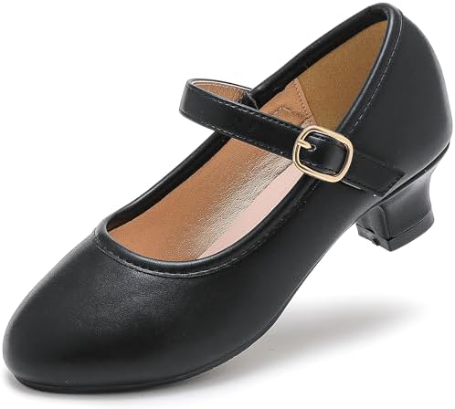 Dufannie Girls Dress Shoes Low Heel Princess Flats Mary Jane Flower Wedding Party Glitter Shoes for Kids Toddler Dufannie Girls Dress Shoes Low Heel Princess Flats Mary Jane Flower Wedding Party Glitter Shoes for Kids Toddler