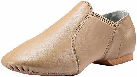 Dynadans Leather Upper Slip-on Jazz Shoe for Girls and Boys (Big Kid/Little Kid/Toddler)