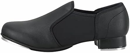 Dynadans Manmade Leather Slip On Tap Shoe Dance Shoes For Women And Men's Dance Shoes