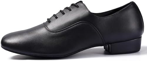 Dynadans Men's Leather Sole Ballroom Dance Shoes Latin Shoes For Salsa Character Tango Waltz