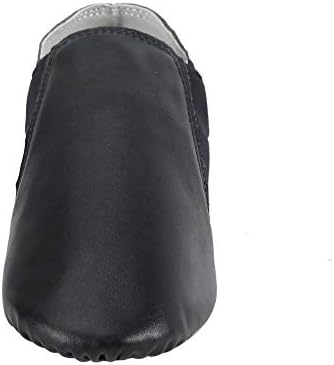 Dynadans Unisex PU Leather Upper Slip-on Jazz Shoe With Arch Insert For Women And Men's Dance Shoes