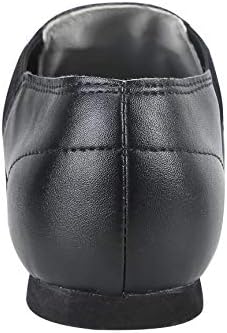 Dynadans Unisex PU Leather Upper Slip-on Jazz Shoe With Arch Insert For Women And Men's Dance Shoes