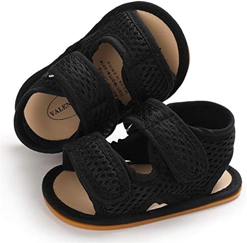 E-FAK Baby Boys Girls Summer Sandals Outdoor Beach Anti-Slip Rubber Soft Sole Newborn Toddler First Walker Shoes 0-18 Months