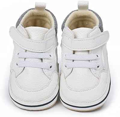 E-FAK Baby Shoes Boys Girls Infant Sneakers Non-Slip Rubber Sole Toddler Crib First Walker Shoes