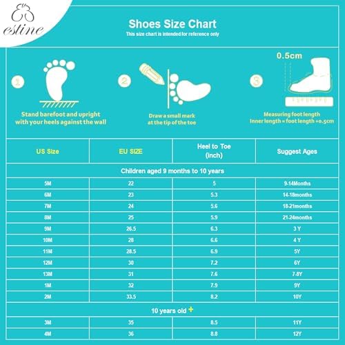 ESTINE Toddler Kids Bow School Uniform Oxford-Little Girls Flower Dress Party Shoes