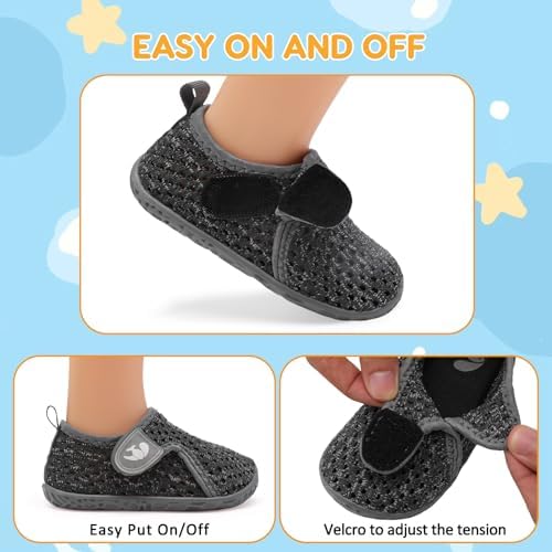 FEETCITY Baby Boys Girls Water Sport Shoes Barefoot Kids Aqua Socks Quick-Dry Beach Swim Pool Shoes
