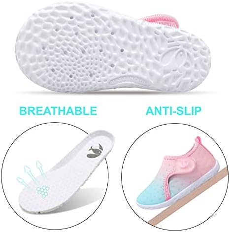 FEETCITY Baby Boys Girls Water Sport Shoes Barefoot Kids Aqua Socks Quick-Dry Beach Swim Pool Shoes