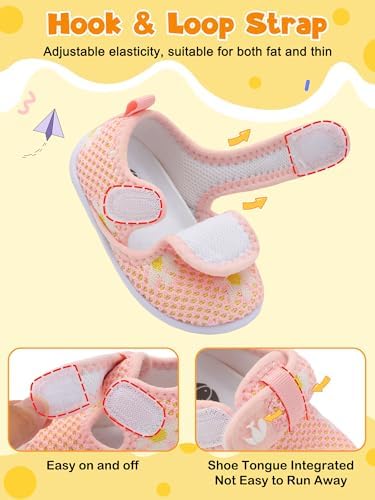 FEETCITY Barefoot Baby Shoes Girls Boys Walking Shoes Infant Sneakers Lightweight Flexible Newborn Dress School Shoe