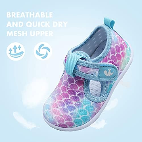 FEETCITY Boys Girls Water Shoes Kids Aqua Socks Quick Dry Barefoot For Beach Swimming Pool