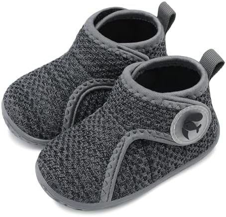 FEETCITY Lightweight Baby Sock Shoes Baby Walking Shoes Boys Girls Infant High-Top Shoe 12-18 Months