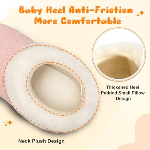 FEETCITY Toddler Slippers - Slip On Shoes For Girls & Boys Lightweight & Warm Indoor Walking Shoes