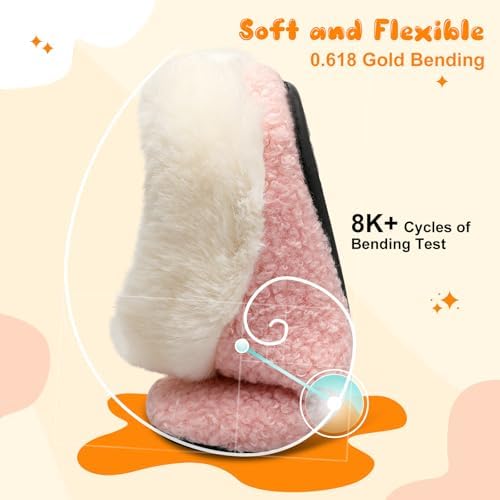 FEETCITY Toddler Slippers - Slip On Shoes For Girls & Boys Lightweight & Warm Indoor Walking Shoes