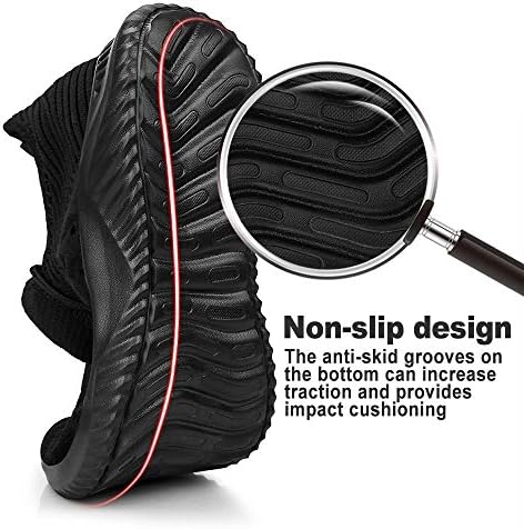 Feethit Mens Slip On Walking Shoes Lightweight Breathable Non Slip Running Shoes Comfortable Fashion Sneakers For Men