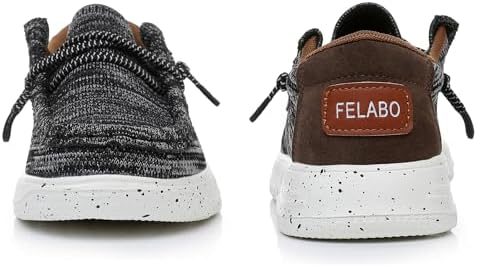 Felabo Boys & Girls Slip-On Loafers – Lightweight Breathable & Comfortable Casual Shoes Easy Wear (Toddler/Little Kid/Big Kid)